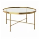 Журнальний столик IKEA TORSJÖ 505.904.06, d88 см, золотий - зображення 1