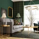 Журнальний столик IKEA TORSJÖ 505.904.06, d88 см, золотий - зображення 2