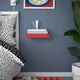 Настінна полиця IKEA LACK ЛАКК 705.954.17 30x26 см червона - зображення 3