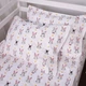Комплект постельного белья MirSon Бязь Ranforce Elite 17-0529 Bunnies white Односпальный (2200004665733) - изображение 6