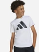 Детская футболка Adidas J Bl Tee 160 JC9659 122-128 см White (4067906080952) - изображение 5