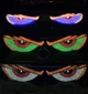 Светящиеся глаза на фуру, грузовик на лобовое стекло DEVIL'SEYE WHITE - LED Глаза Дьявола на машину електронные XL7 - изображение 10