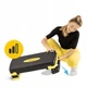 Степ-платформа 3-ступінчаста 4FIZJO 69 х 28 х 10-15-20 см Black/Yellow (P-5907739311436) - зображення 3