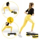 Степ-платформа 3-ступінчаста 4FIZJO 69 х 28 х 10-15-20 см Black/Yellow (P-5907739311436) - зображення 2