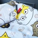 Комплект постельного белья MirSon Полуторный 143 x 210 см Kids&nbsp;Time&nbsp;18-0007&nbsp;Cool&nbsp;Cat Бязь (2200007002467) - изображение 3