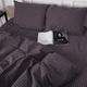 Комплект постельного белья MirSon Полуторный 143 x 210 17-0603 Stripe Violet Бязь (2200008051099) - изображение 5
