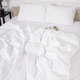 Комплект постільної білизни MirSon Полуторний 143 x 210 17-0605 Stripe White Бязь (2200008053093) - зображення 3