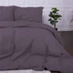 Комплект постельного белья MirSon Полуторный 143 x 210 Ranforce Elite 17-0603 Stripe Violet Ранфорс (2200008051594) - изображение 3