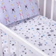 Комплект постельного белья в кроватку детский MirSon 110х140 см Kids Time 17-0527 Bunnies бязь (2200007074600) - изображение 3