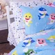 Комплект постельного белья Mirson Полуторный 143х210 см Kids Time 17-0522 Sharks are fun Бязь (2200007074297) - изображение 3