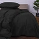 Комплект постельного белья MirSon Ranforce Elite Полуторный 143х210 см 17-0611 Stripe Black Ranforce (2200008199616) - изображение 4