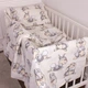 Комплект постельного белья MirSon Kids Time 20-0022 Rabbit Gray 110 x 140 см Бязь (2200007843251) - изображение 1