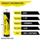 Аккумулятор LiitoKala Ni-10/AAA 1.2V 1000 mAh (2211591029) - изображение 2