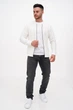 Кофта на замку кежуал Trend Collection 074-2 Білий (BEYAZ) 2XL - зображення 6