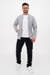 Кофта на замке кэжуал Trend Collection 074-2 светло-серый (GRI) S - изображение 4