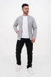 Кофта на замке кэжуал Trend Collection 074-2 светло-серый (GRI) S - изображение 5