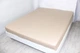 Простынь на резинке MirSon полуторная 90x190+25 см 30-0004 Cream Satin Stripe (2200005248997) - изображение 1