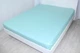 Простынь на резинке MirSon двуспальная 150x200+25 см 30-0014 Mint Satin Stripe (2200005253113) - изображение 1