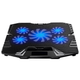 Подставка охлаждающая для ноутбука до 17" IceCoorel K5 Laptop Stand Blue LED со сменой наклона черная - изображение 1