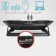 Подставка охлаждающая для ноутбука до 17" IceCoorel K5 Laptop Stand Blue LED со сменой наклона черная - изображение 4
