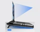 Подставка охлаждающая для ноутбука до 15.6" IceCoorel S511 Laptop Stand Blue LED черная - изображение 5
