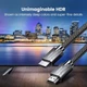 Кабель 8K HDMI 2.1 UGREEN HD135 Dolby Vision, eARC, VRR, QMS, QFT, 3D visual effect, HDR 8K 60Гц, 4K@120 Гц 48Gbps Zinc Alloy Shell Braided 1.5m Gray (70320) - зображення 3