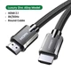 Кабель 8K HDMI 2.1 UGREEN HD135 Dolby Vision, eARC, VRR, QMS, QFT, 3D visual effect, HDR 8K 60Гц, 4K@120 Гц 48Gbps Zinc Alloy Shell Braided 5m Gray (50562) - изображение 1