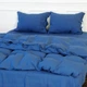 Простирадло на резинці MirSon односпальне 70x190+10 см Natural Linen Bluebottle Льон (2200007102457) - зображення 3