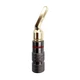 Штекер акустический разъем типа лопатка вилка Spade Plug Graphite/Red strip (48844) - изображение 2