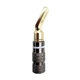 Штекер коннектор акустический разъем типа лопатка Spade Plug Graphite/White strip (48843) - изображение 3