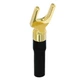 Штекер коннектор акустический разъем типа лопатка Spade Plug Alitek Gold-Black cover (48840) - изображение 1