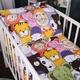 Комплект постельного белья Mirson Полуторный 143x210 см Kids Time 17-0674 Rainbow Zoo Бязь (2200010186147) - изображение 6