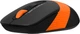 Мышь беспроводная A4Tech FG10 оптическая 1000-2000dpi 2.4GHz с батарейкой без подсветки Black-Orange - изображение 4