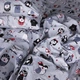Комплект постельного белья MirSon Полуторный 143х210 см 17-0672 Silver Owlets Бязь (2200010182828) - изображение 5