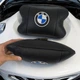 Авто подушки 2 шт — набор BMW из натуральной кожи, на подголовник в машину, Автомобильная подушка БМВ - изображение 4