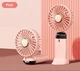Портативный мини вентилятор ручной Mini Fan 3276 с дисплеем и подставкой для телефона на 5 скоростей Розовый - изображение 2