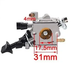 Карбюратор Falcon Premium для STH SR430, SR431, SR450, BR350, BR430, BR450, для повітродувки, C1Q-S210, C1Q-S209C, 42441200606, 42291290901, 42241200603 (KRB357) - зображення 7