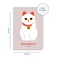 Блокнот ORNER Wild and Kitty А5 144 листа в клеточку Бежевый - изображение 3