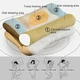 Ортопедическая подушка pillow 03 8h белая серая размер 700x400 мм подушка для сна с эффектом памяти - изображение 8