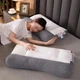 Ортопедическая подушка pillow 03 8h белая серая размер 700x400 мм подушка для сна с эффектом памяти - изображение 10