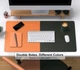 Ігрова поверхня Desk Mat Ultra Slim 900x400x18 мм Orange/Army Green - зображення 4