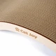 Когтеточка из картона усиленного с деревянным фасадом Cat Joy Fusion Whitish XXL 84х36х29 см - изображение 5