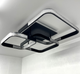 Люстра светодиодная потолочная LUMINARIA AKRILIKA SQUARE 130W 4S BLACK/CLEAR 220V IP20 с пультом ДУ для кухни, спальни, гостиной - изображение 5
