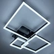Люстра светодиодная потолочная LUMINARIA GENNY SQUARE RGB 105W 4S 645x618 BLACK 220V IP20 (6951712300213) - изображение 10