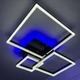 Люстра светодиодная потолочная LUMINARIA GENNY SQUARE RGB 105W 4S 645x618 BLACK 220V IP20 (6951712300213) - изображение 11