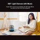 Портативная Bluetooth-колонка UKC LP91 с RGB подсветкой, белая - изображение 3