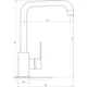Смеситель-кран кухонный TOPAZ BARTS-TB 07423-H36 - изображение 5