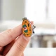 Значок (пин) BROCHE брошь бижутерия Медицина Бактерия оранжевый BRGV114801 - изображение 4