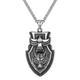 Кулон на цепи в скандинавском стиле Голова Волк Фенрир 22*42 мм Fashion Jewelry - изображение 1