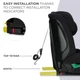 Детское автокресло Kinderkraft Safety Fix 2 i-Size гр. 1-2-3 9-36 кг Black, 5902533923083 - изображение 8